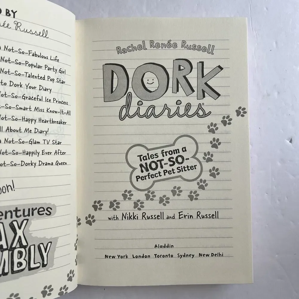 Dork Diaries 10 Tales from a Not So Perfect Pet Sitter Rachel Renee Russell HC